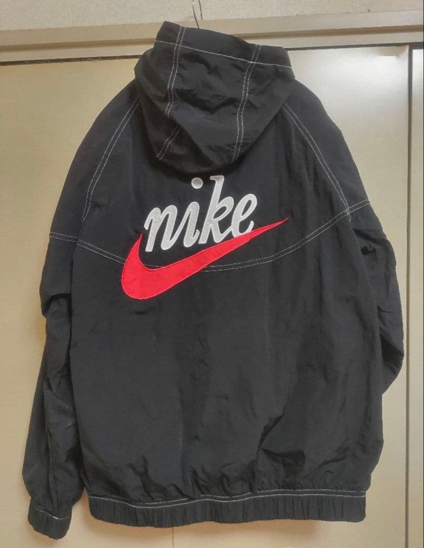【美品】NIKE ナイキ ナイロンアノラック ハーフジップ セットアップ