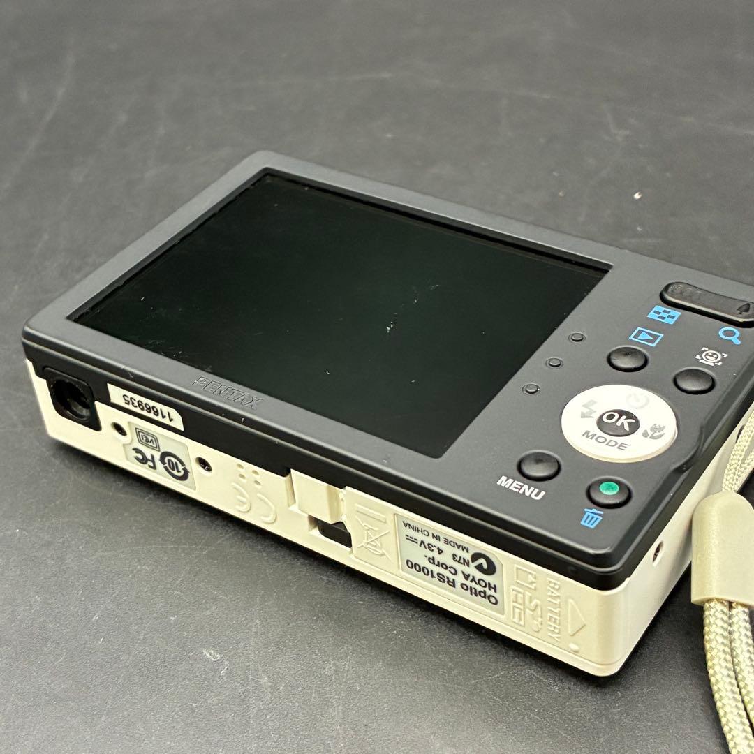 【動作OK】PENTAX Optio RS1000 デジタルカメラ コンデジ