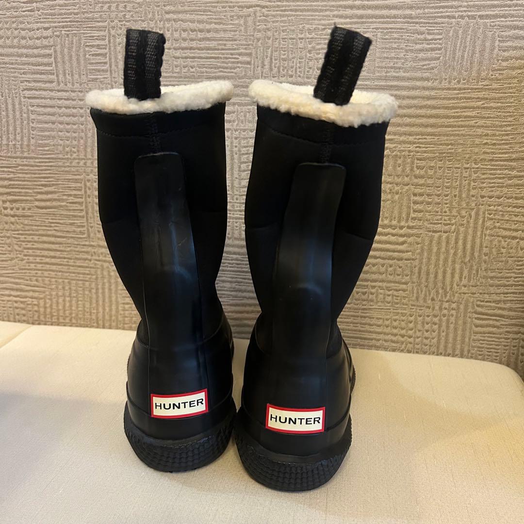 【美品】HUNTER☆ SHERPA WEBBING BOOT レインシューズ