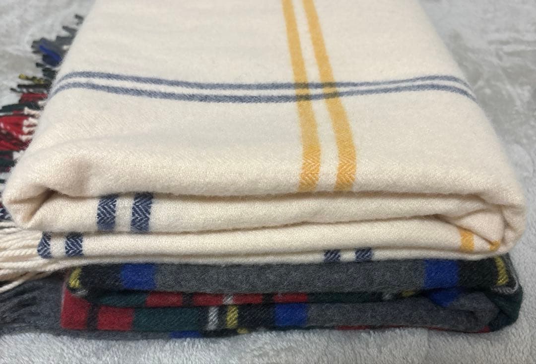 お値下げ 極美品 本物 JohnstonsofElgin カシミヤストール　大判