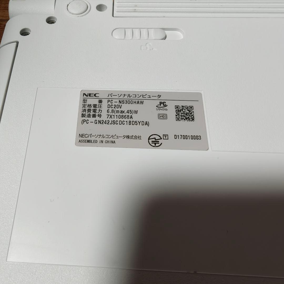 Windowsノート本体 NEC LaVie