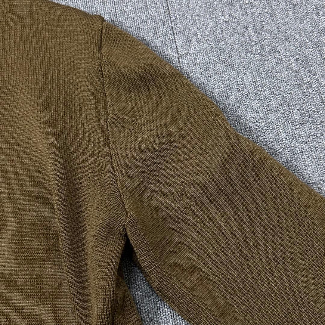 70s silton レザー切り替え ニットジャケット ビンテージ 古着
