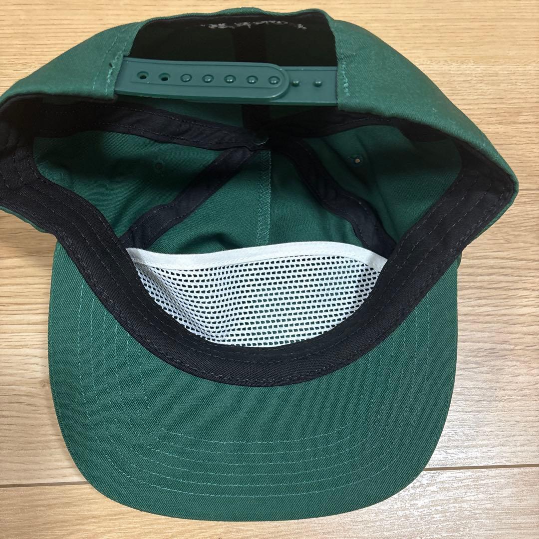 シュプリーム　supreme キャップ　グリーン