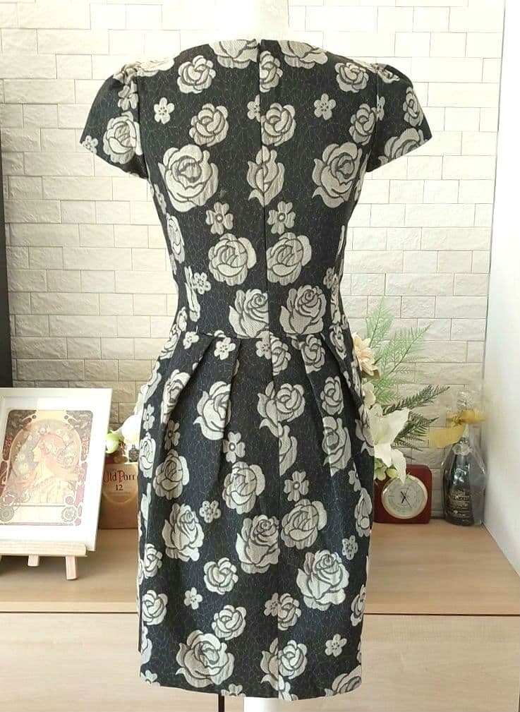 ❣️美品❣️エムズグレイシーバラ柄ワンピース