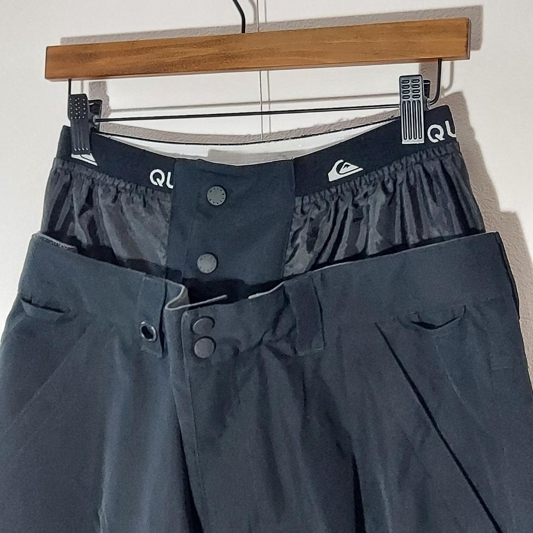 クイックシルバー（M）スノーボード ウェア パンツ パウダーガード ブラック