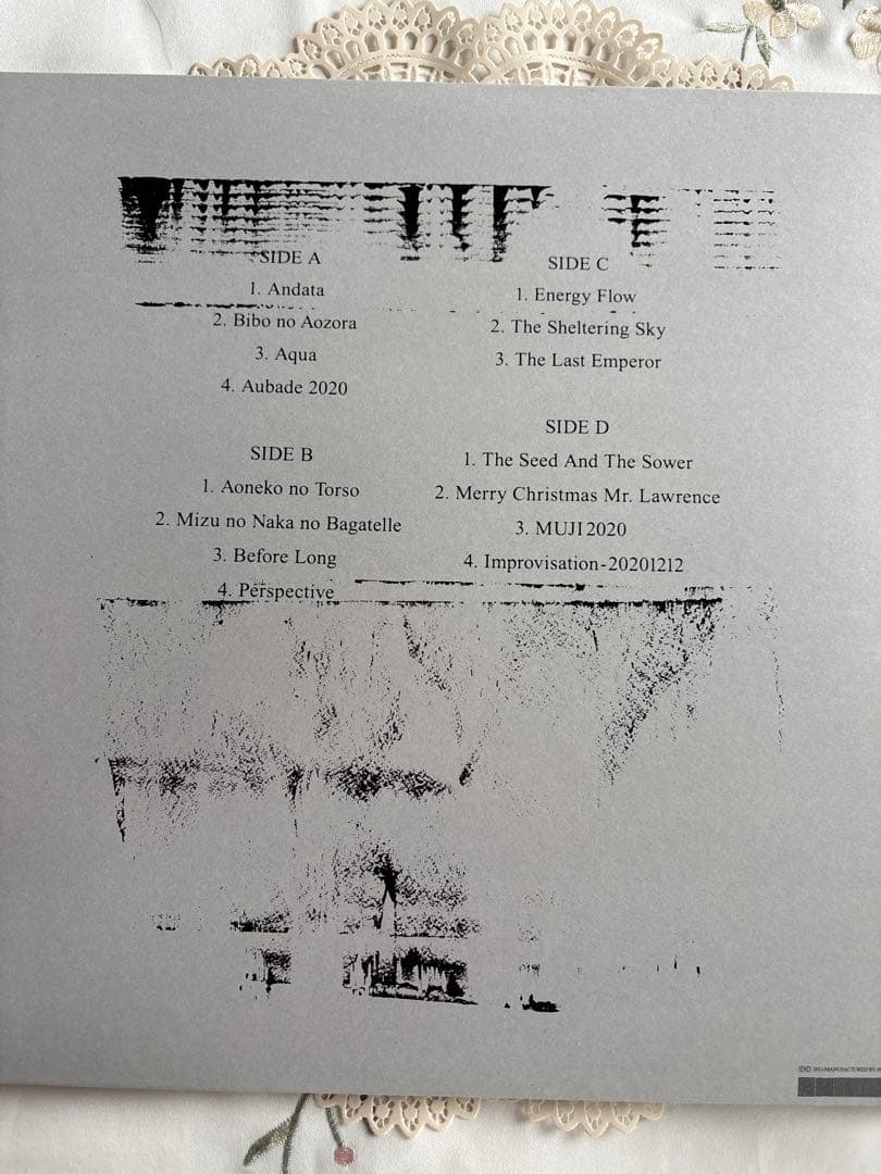 坂本龍一 Playing the Piano 12122020 LP 美品