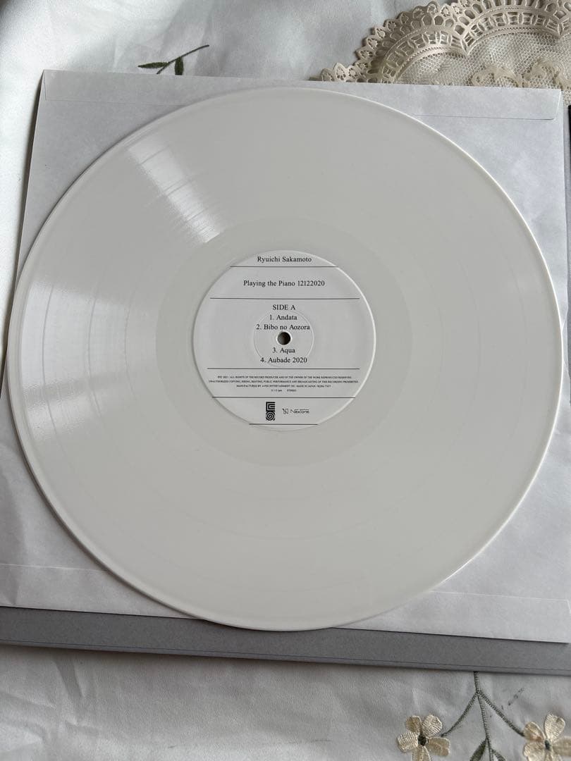 坂本龍一 Playing the Piano 12122020 LP 美品