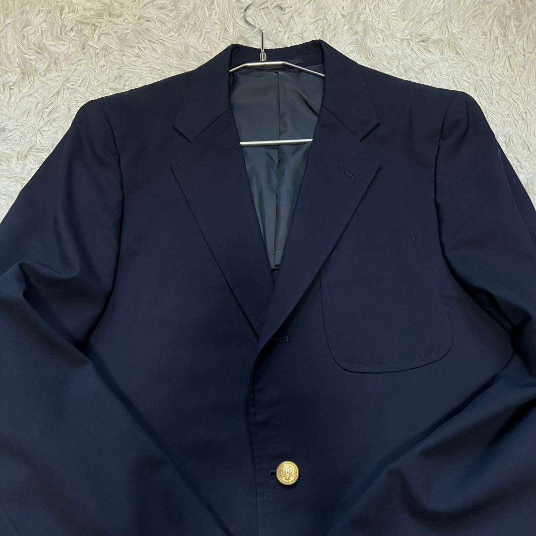 極美品 J.PRESS ブレザー 金ボタン 紺ブレ 赤パイピング XLサイズ相当