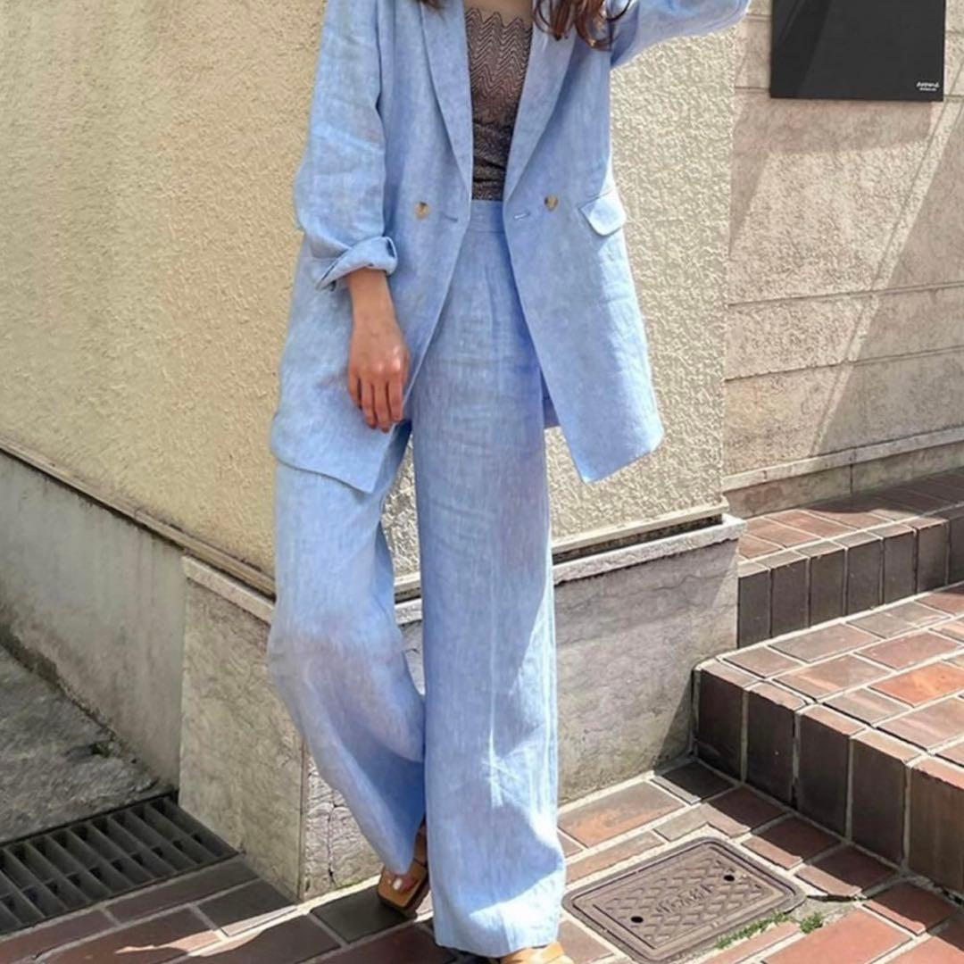 ジャケット・アウター Ameri vintage RUSTIC LINEN JACKET&PANTS