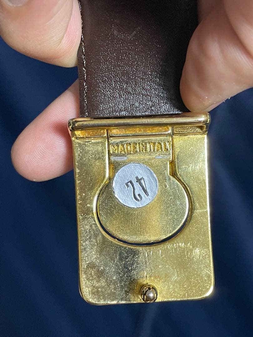 Dior レザー ベルト サイズ42