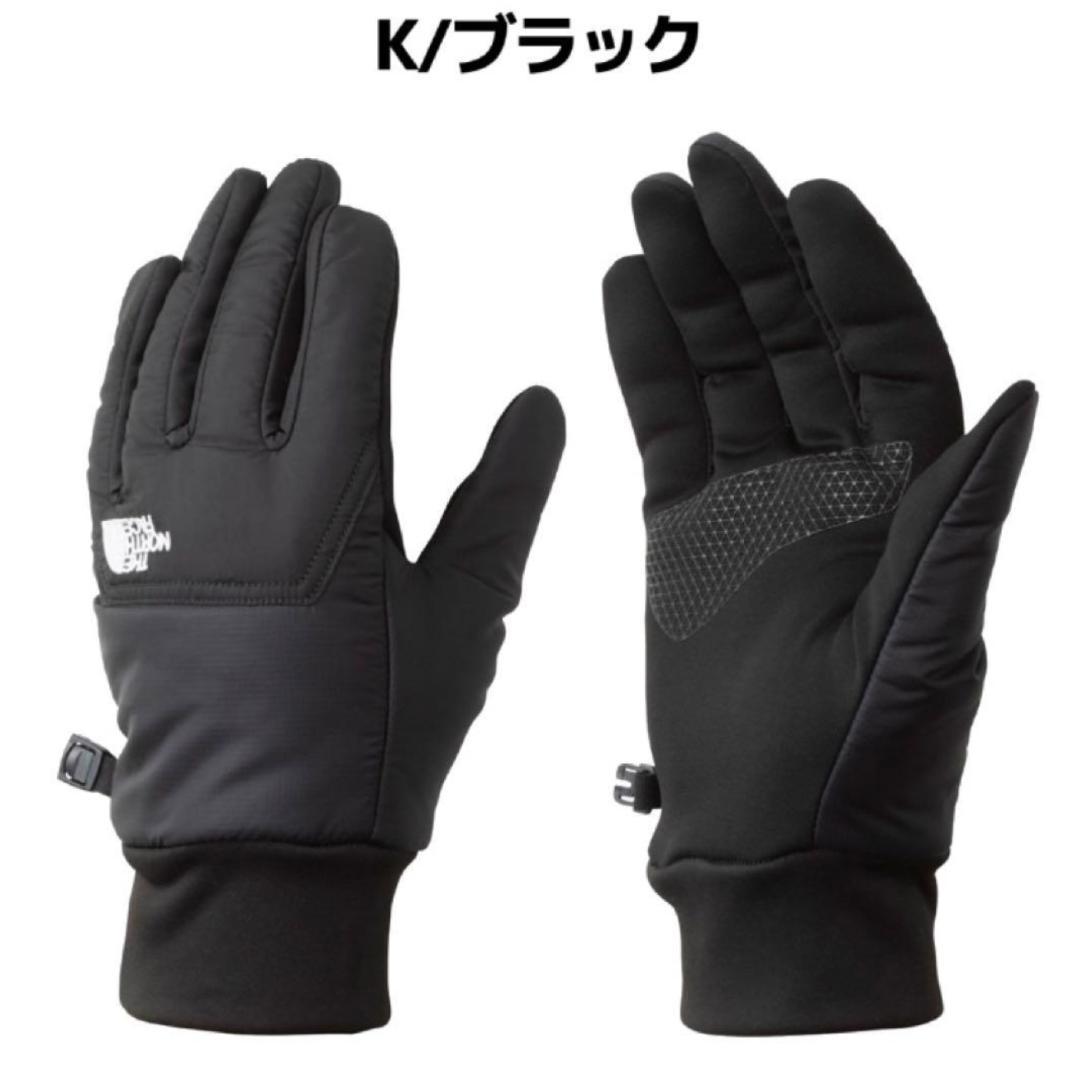 新品タグ付　THE NORTH FACE ヌプシイーチップグローブ　ブラック　M