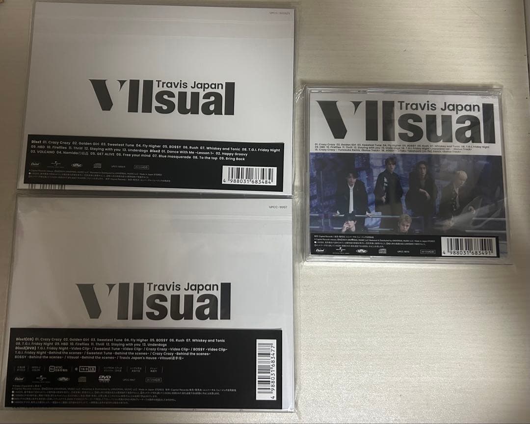 TravisJapan VIIsual 3形態 CD/DVD