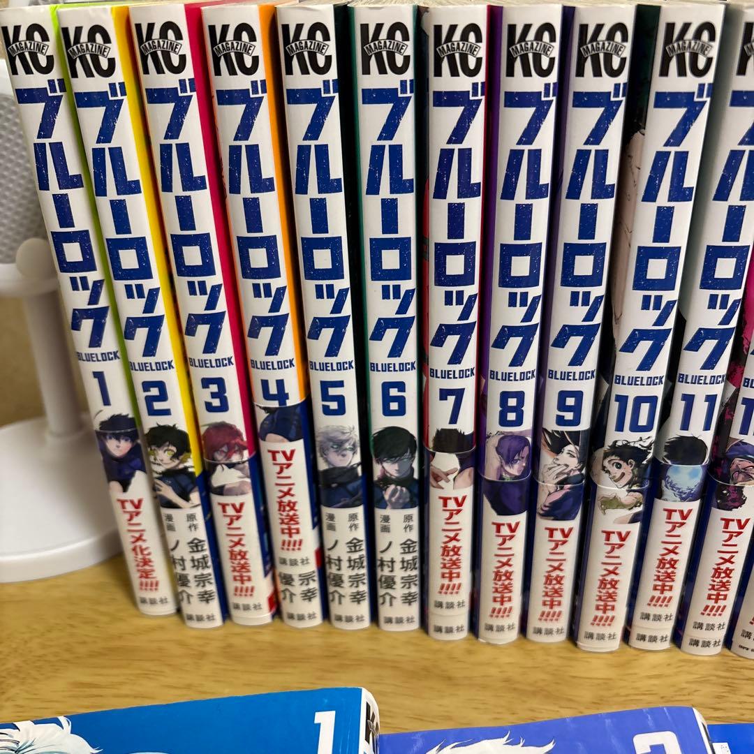ほぼ帯付きブルーロック コミック本 1巻〜23巻 エピソード凪等小説28冊