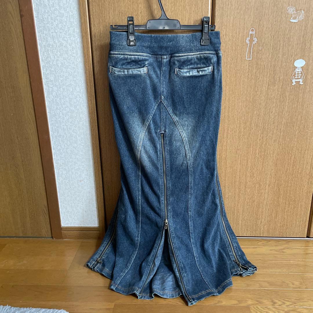 GENUINE VINTAGE GOA デニムロングスカート
