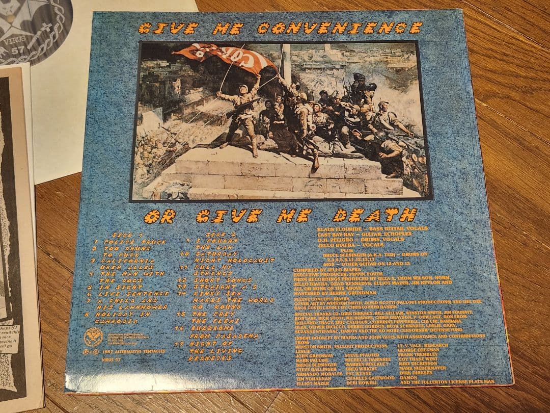 DEAD KENNEDYS Give Me Convenience LPレコード