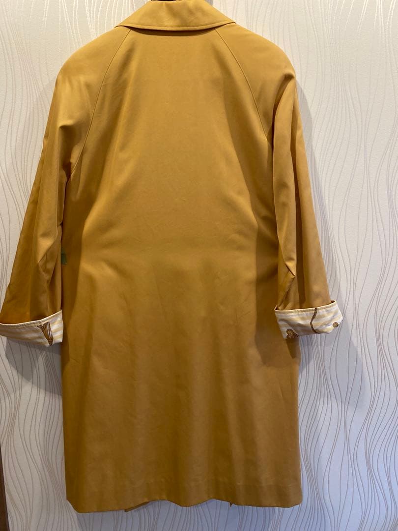DAKS ベージュ ロングコート ストライプ裏地 値下げしました