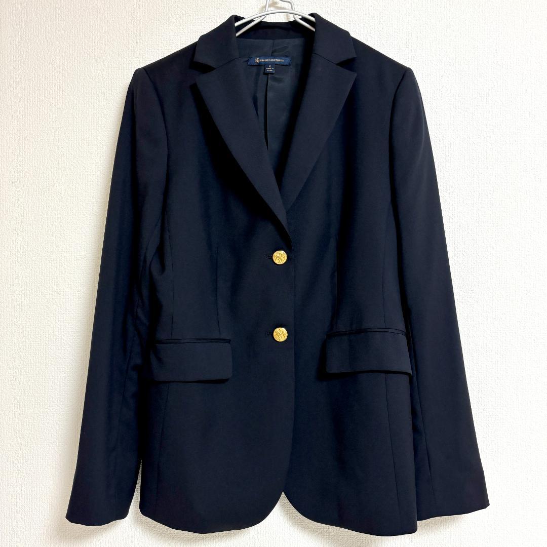 美品✨ ブルックスブラザーズ L ジャケット 金ボタン トレーニョ 濃紺 6