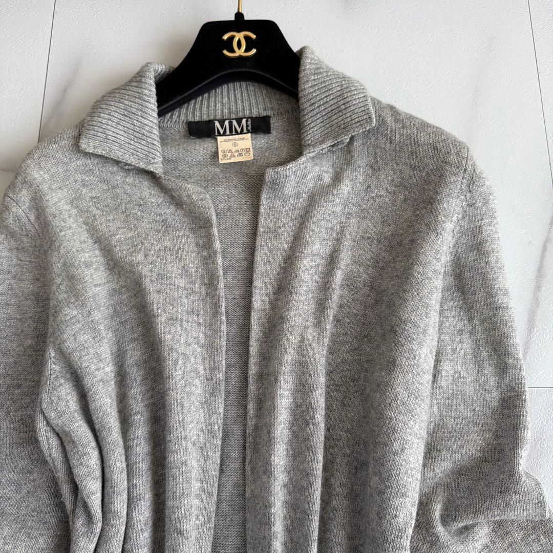 希少 MM MaxMara マックスマーラ カシミヤ ロング カーディガン