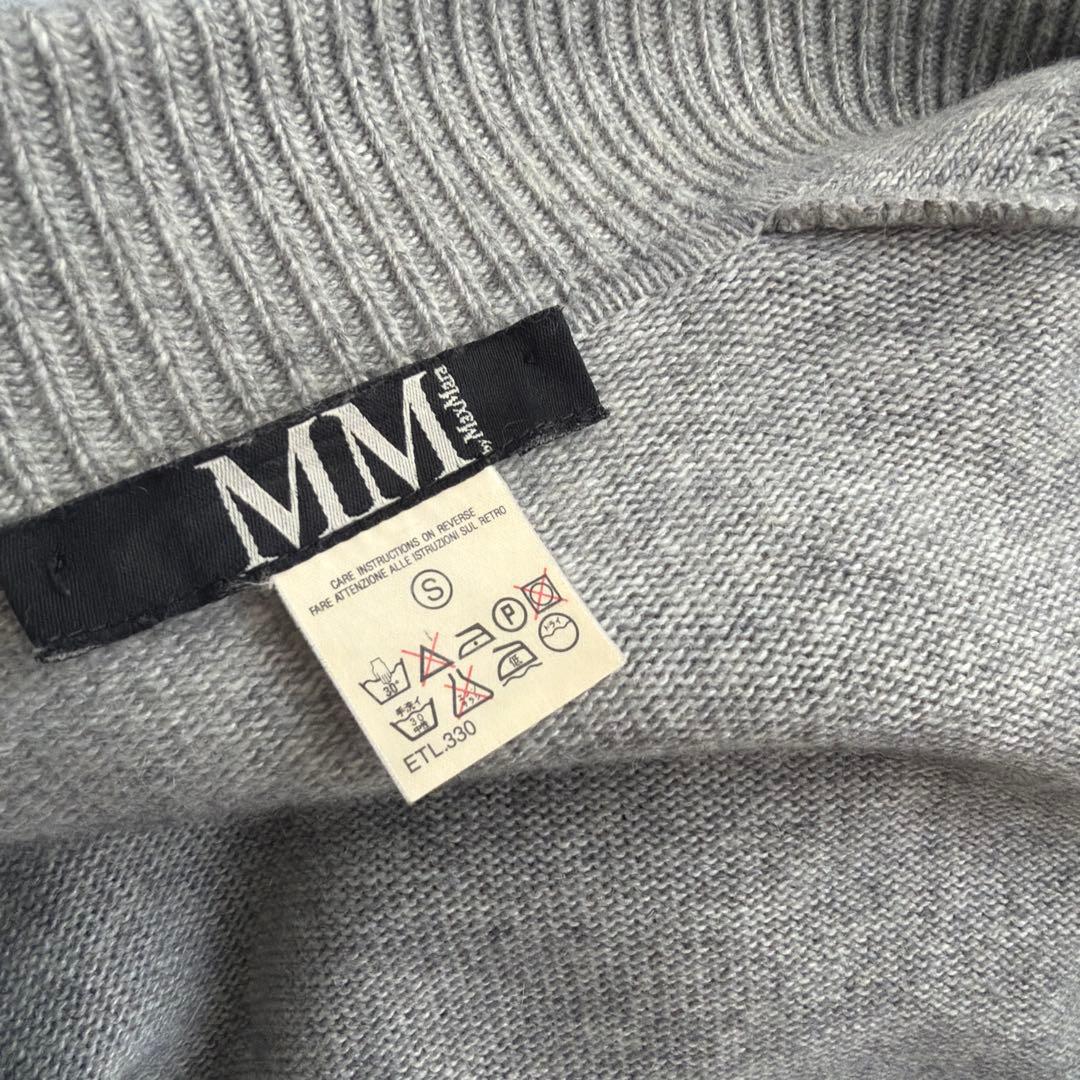希少 MM MaxMara マックスマーラ カシミヤ ロング カーディガン