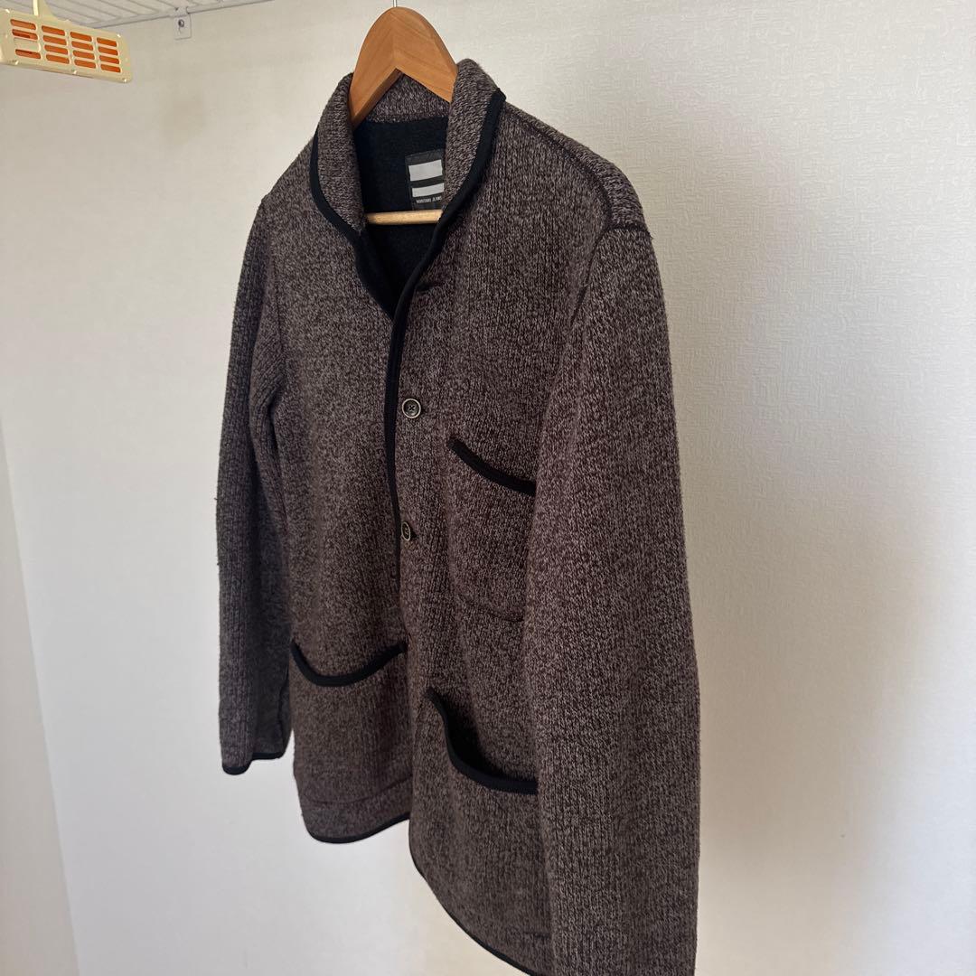 し*ん様 桃太郎ジーンズ ブルゾン カーディガン M 裏起毛 ユニセックス