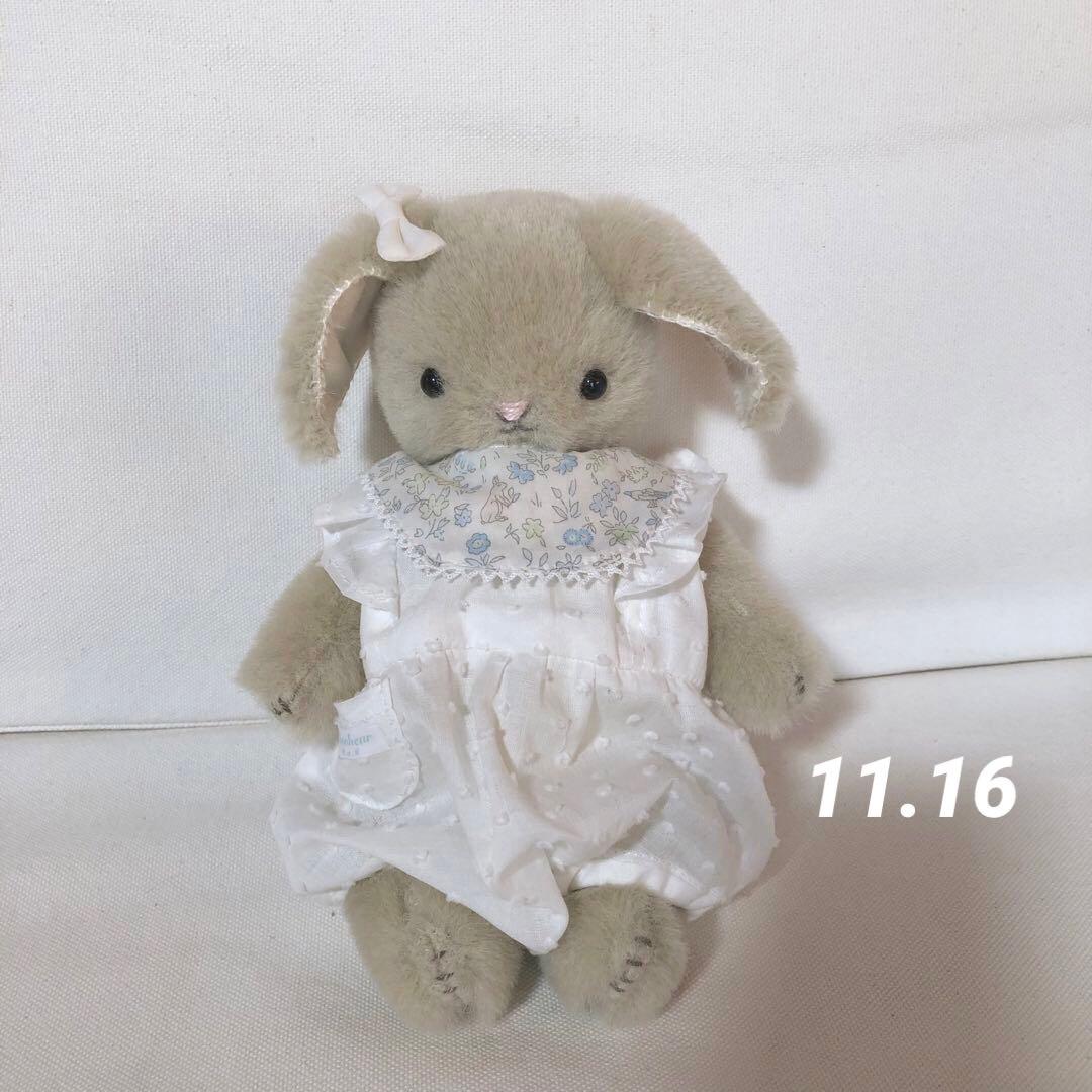 ハンドメイド　ベビーロップちゃん③ うさぎのぬいぐるみ