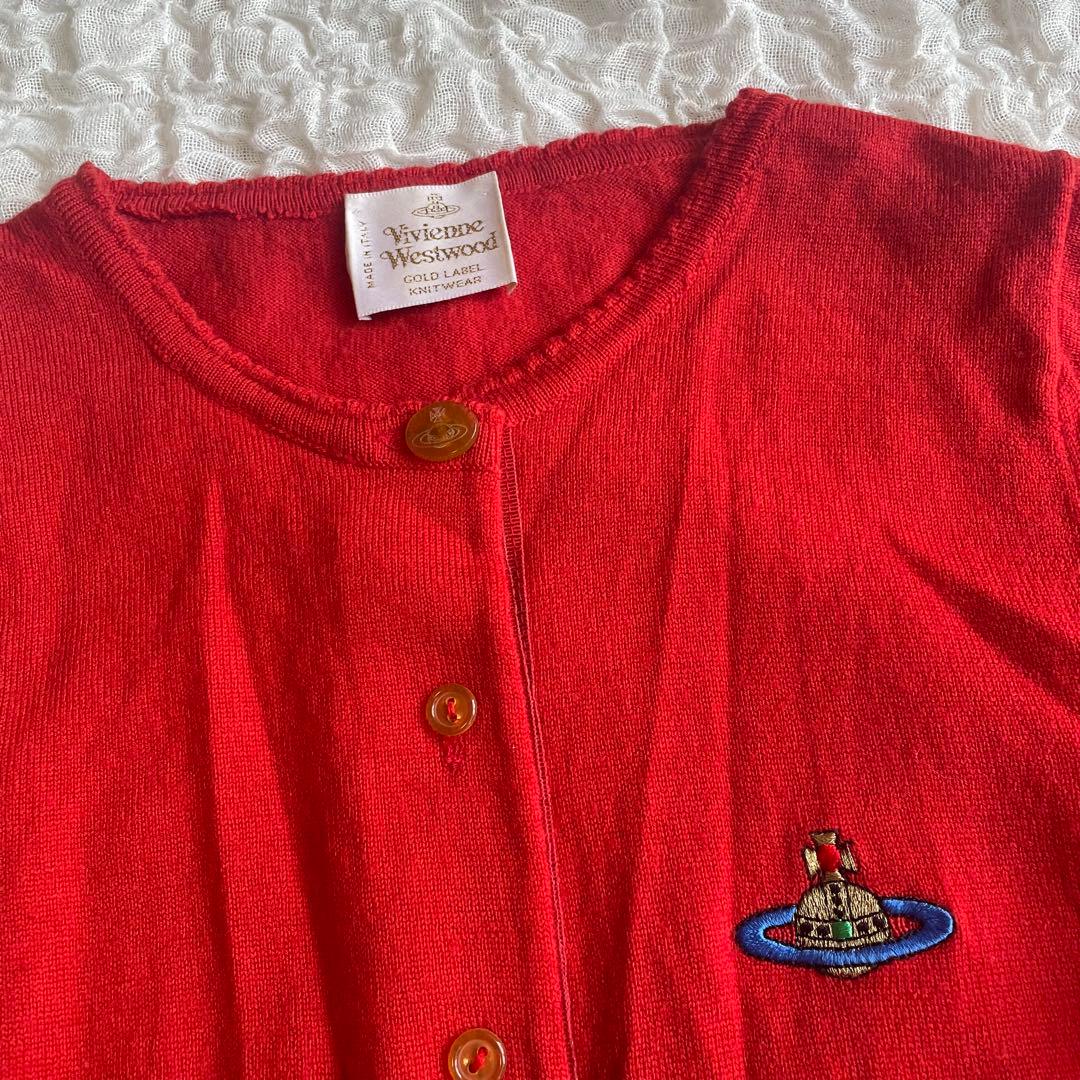 Vivienne Westwood ヴィヴィアンウエストウッド カーディガン　赤