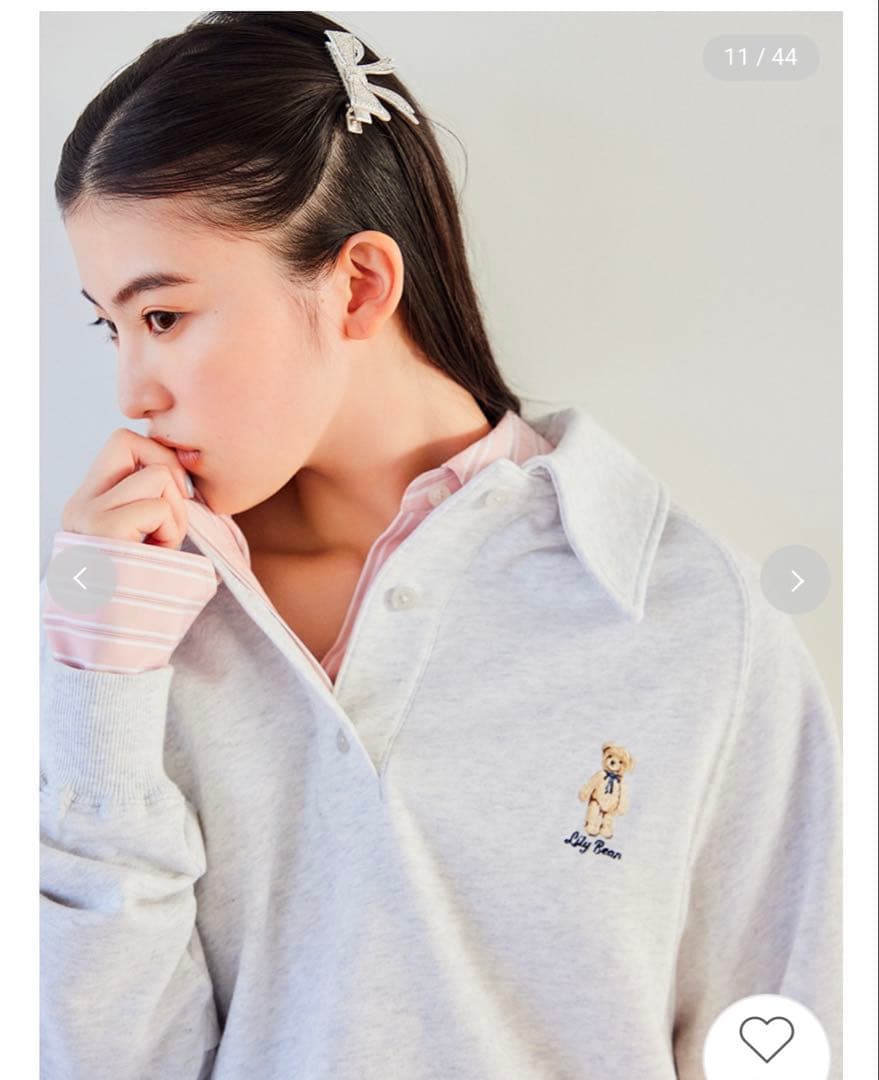 ♡新品♡リリーブラウン　Lily Bear ポロスウェット