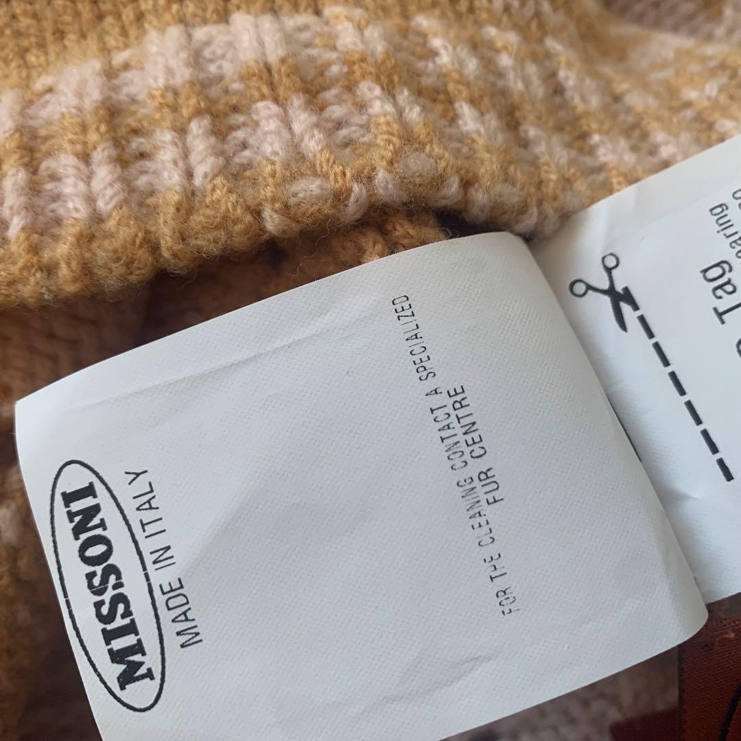 MISSONI フォックスファーつきビスチェ　チューブトップ　ベアトップ