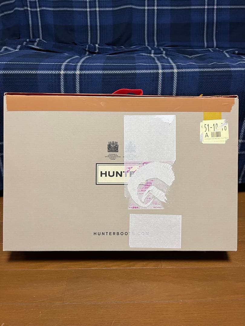 ハルさん専用 HUNTER グリーン ロングブーツ バックル付き