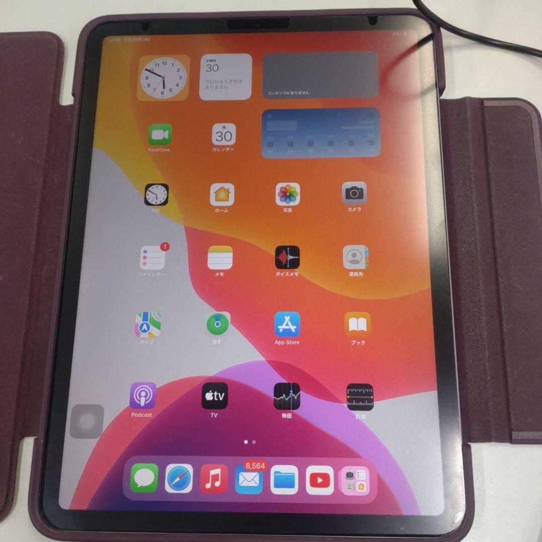 【極美品】iPad Pro 11インチ 第2世代 128GB 動作確認済　ペン付