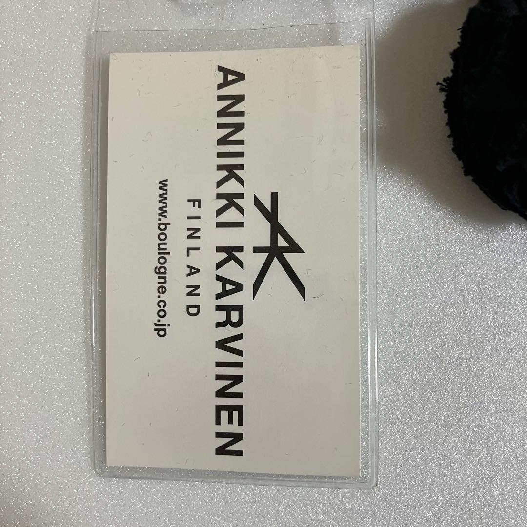 新品　希少ANNIKKI KARVINENコットン　厚手　ケープ　ストール　上質