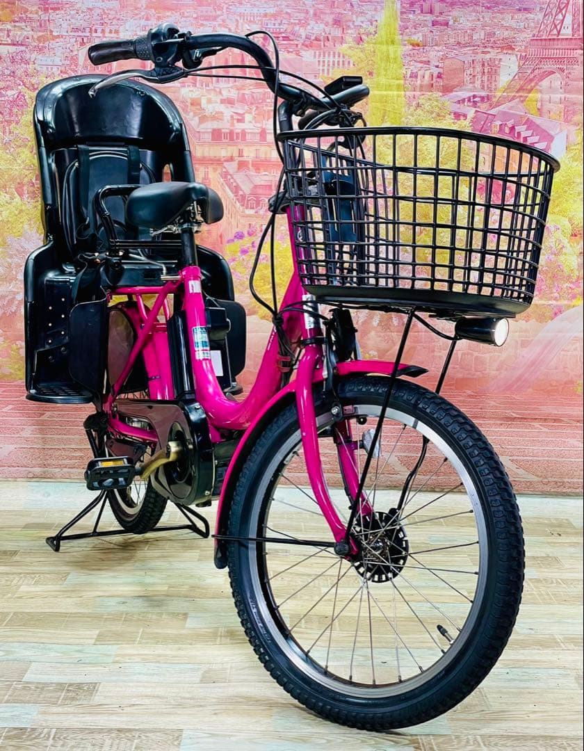 ZK3447 電動自転車 ヤマハ パスバビー 子供乗せ 20インチ 送料無料