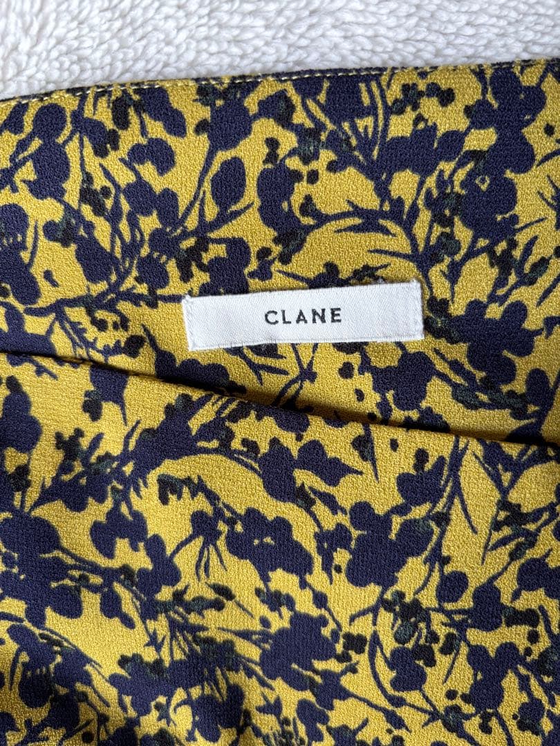 clane クラネ⭐︎ ドットフラワーサーキュラースカート