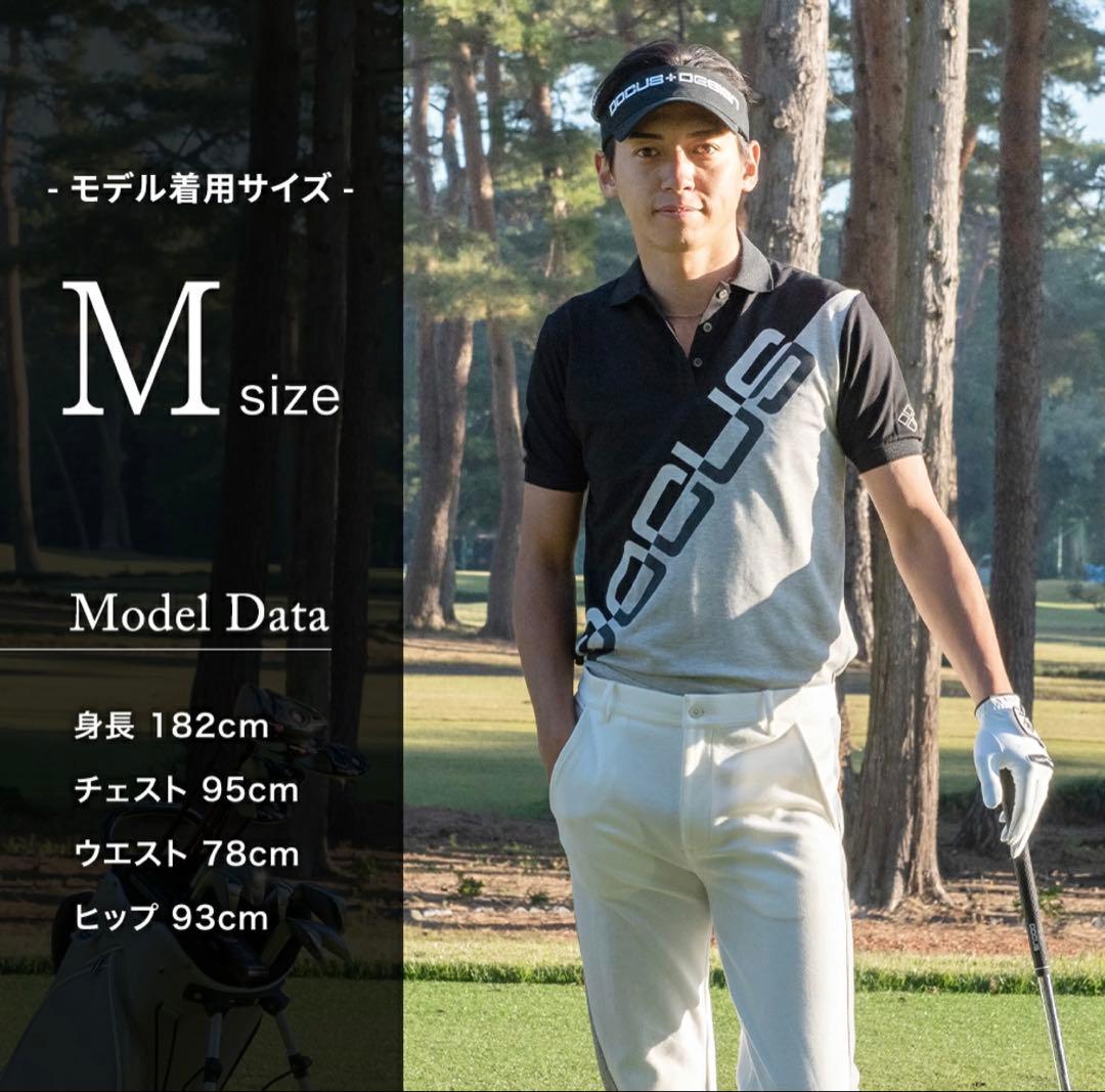 【新品】DOCUS ドゥーカス　GOLFポロシャツ　半袖　ゴルフウェア
