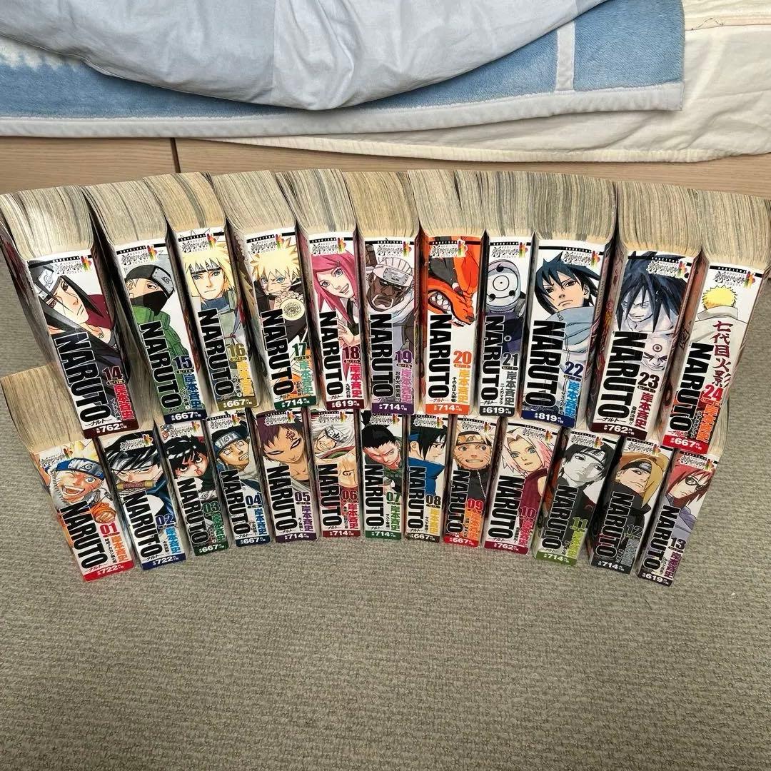 NARUTO-ナルト- 漫画24巻完結セットSHUEISHAジャンプREMIX