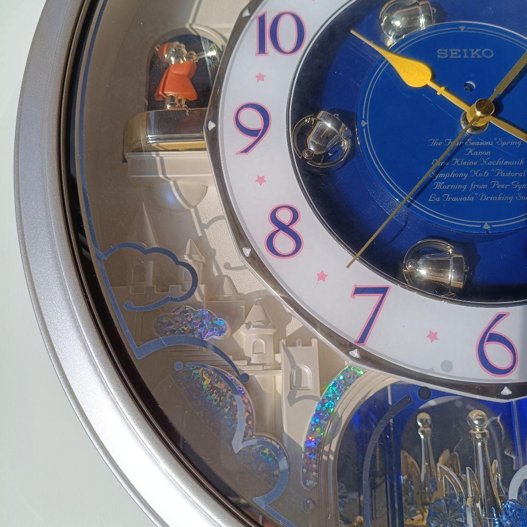 【動作品】SEIKO セイコー からくり時計 ウェーブシンフォニー RE555H