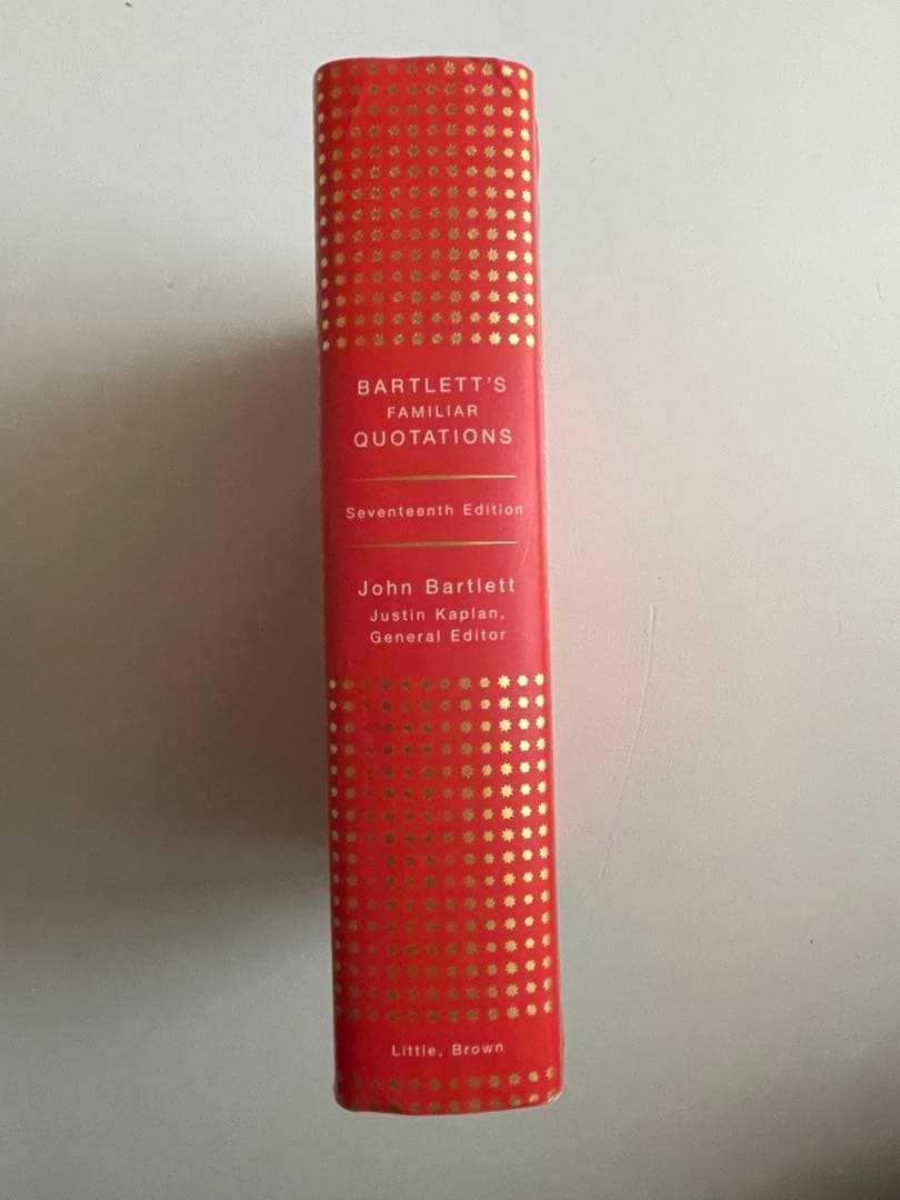 Bartlett’s familiar quotations