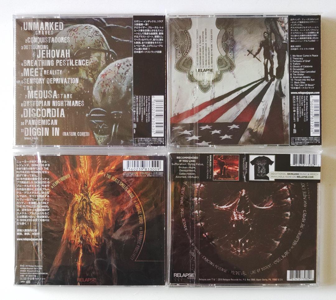 MISERY INDEX × SKINLESS USブルデス×グラインド セット