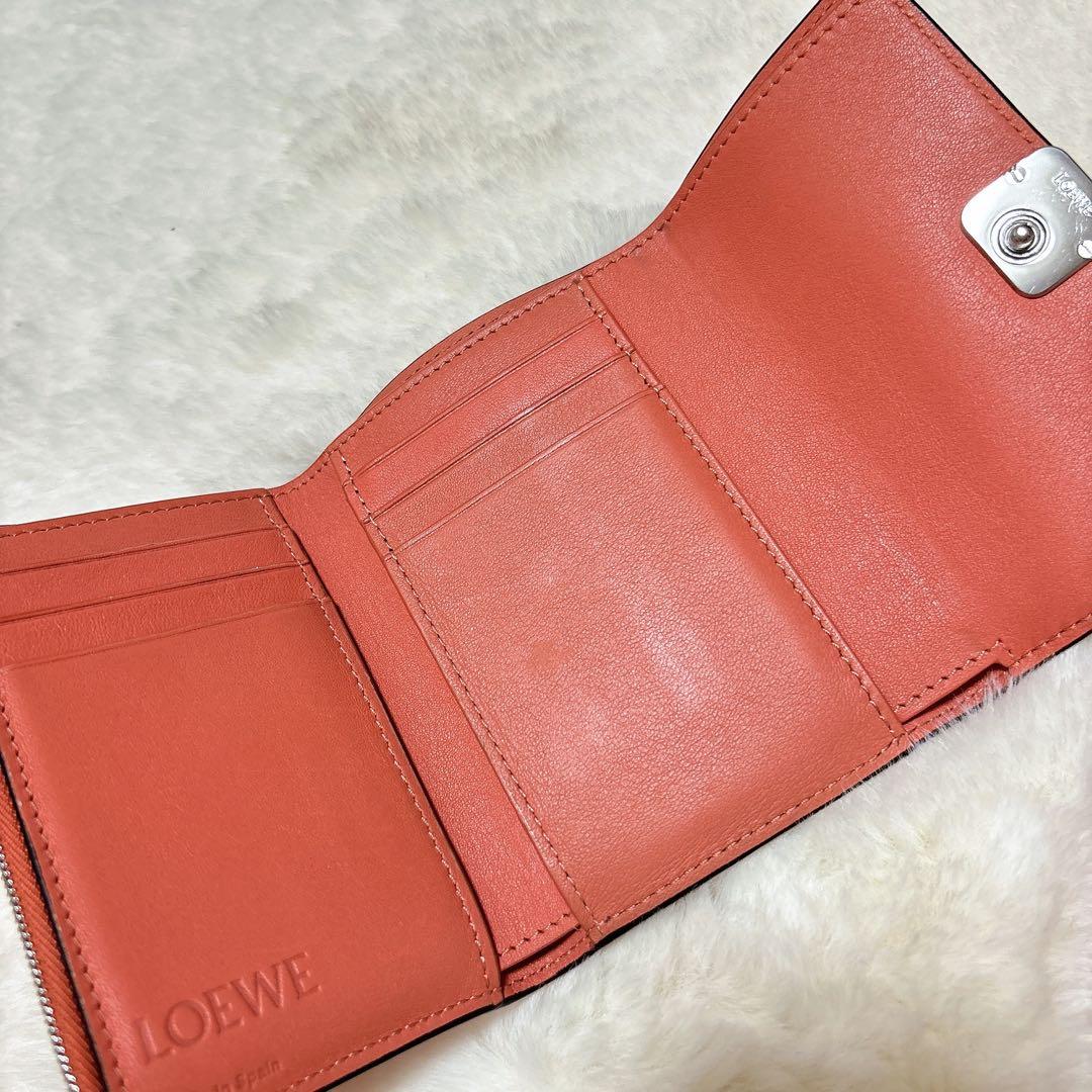 専用　ロエベ　LOEWE　三つ折り財布　ミニ財布　アナグラム