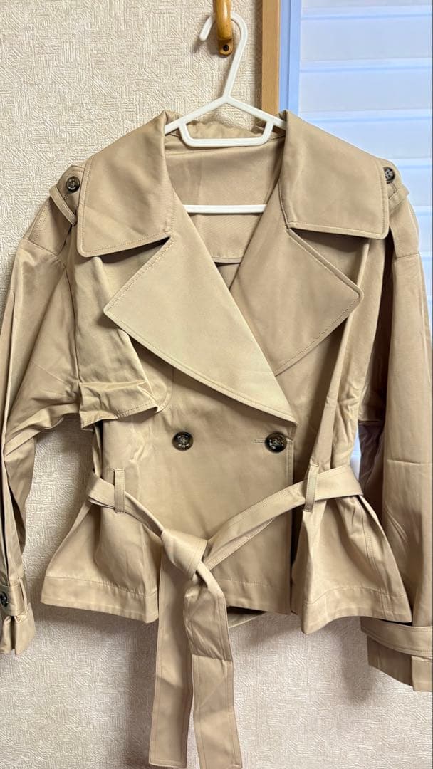 ジャケット・アウター herlipto Meline Short Trench Coat