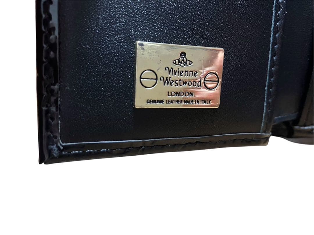 【美品】Vivienne Westwood 三つ折り財布 ブラック