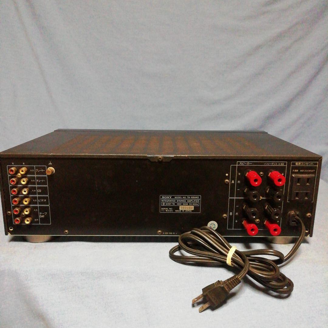 SONY　TA-AX440 アンプ　ブラック調