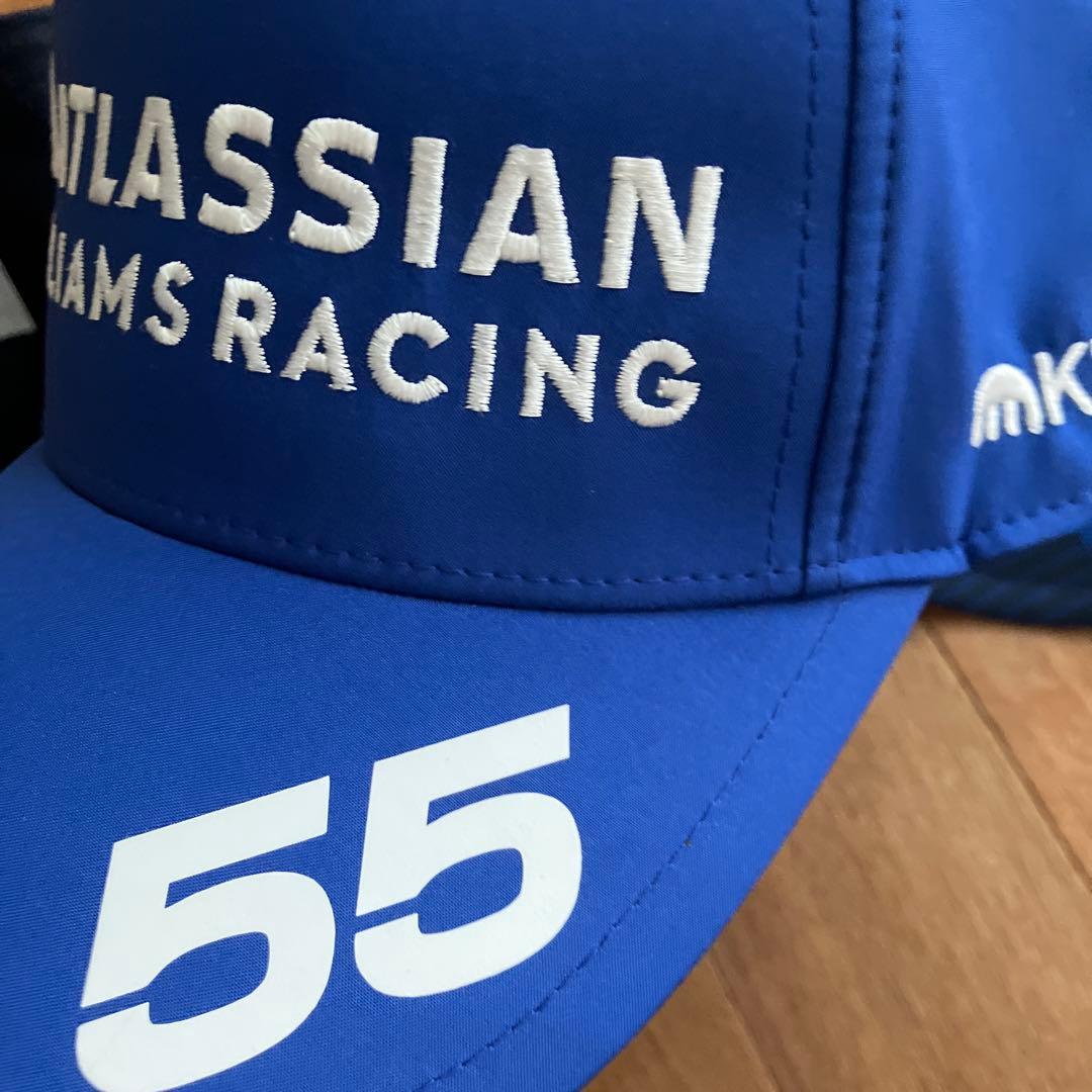 2025 ウィリアムズ　F1 チーム　サインツ　アルボン　本人用キャップ合計3点