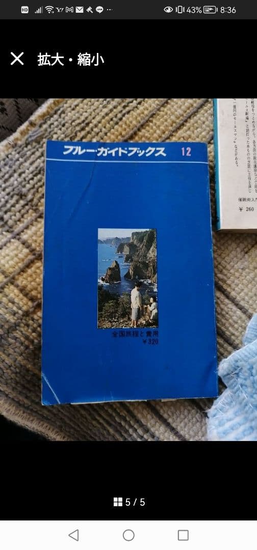 Ｗ高級本‼️全国旅程と費用-　12 実業の日本社　　ブルーブックス