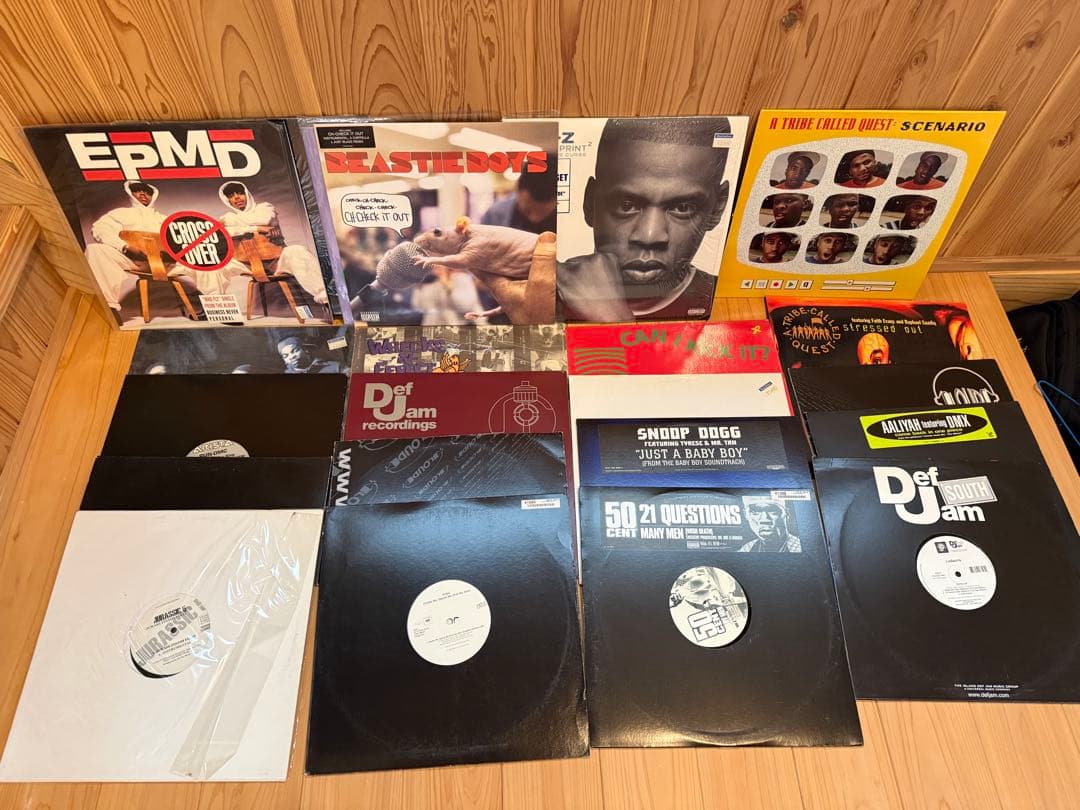 レコードまとめ売り　hiphop R &B 50枚セット