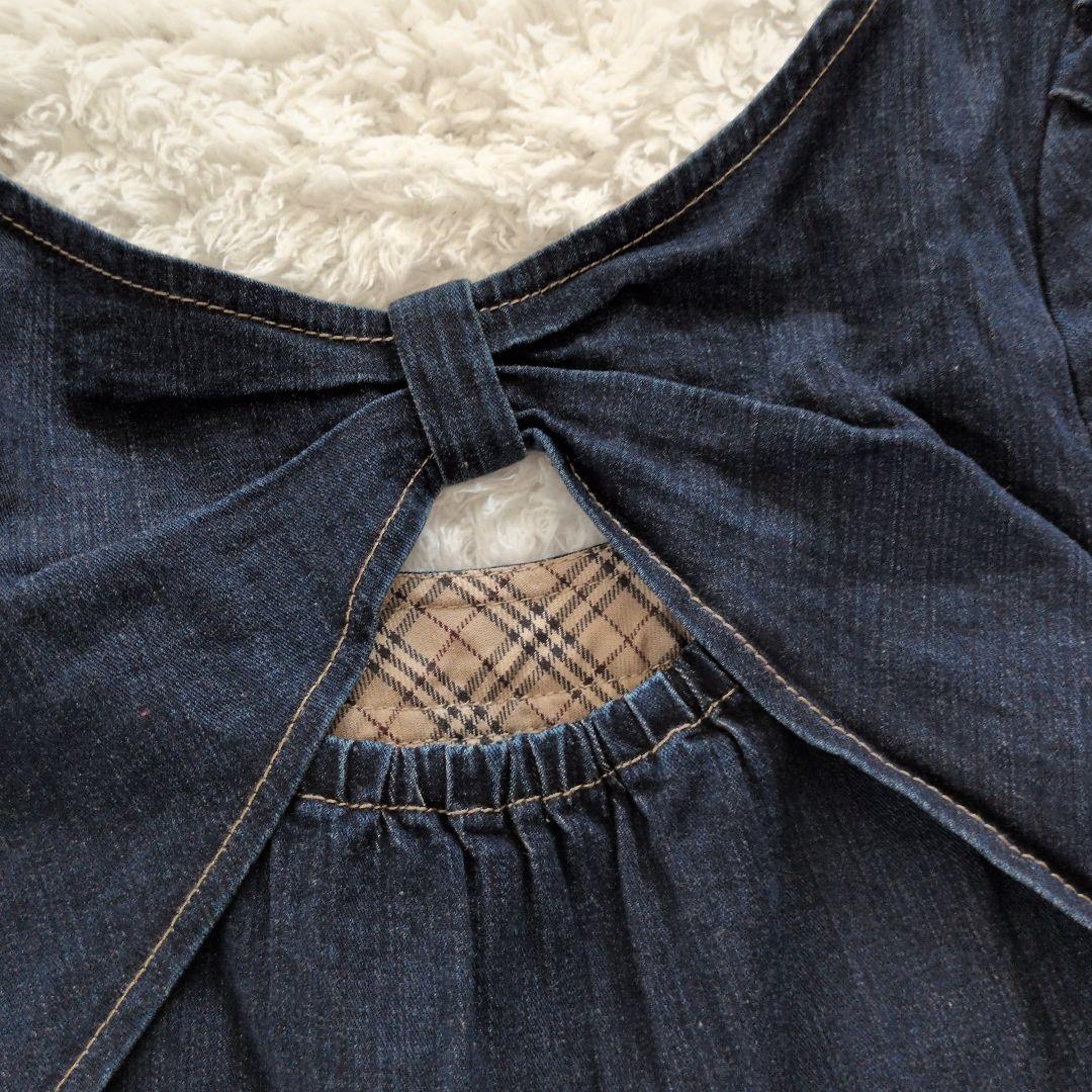 Burberry　バーバリー　ノバチェック　デニムワンピース　38