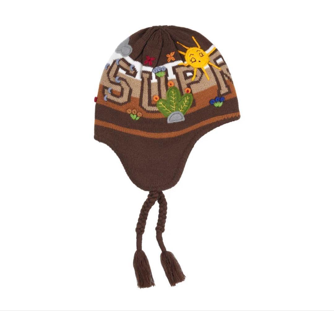 帽子 Supreme Felt Applique Earflap Beanie B