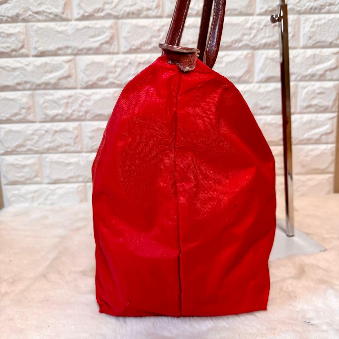 ロンシャン longchamp プリアージュ Lトートバッグ 赤 レッド