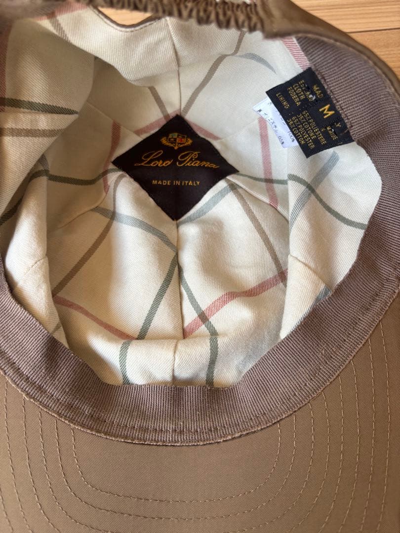 Loro Piana ブラウン　キャップ