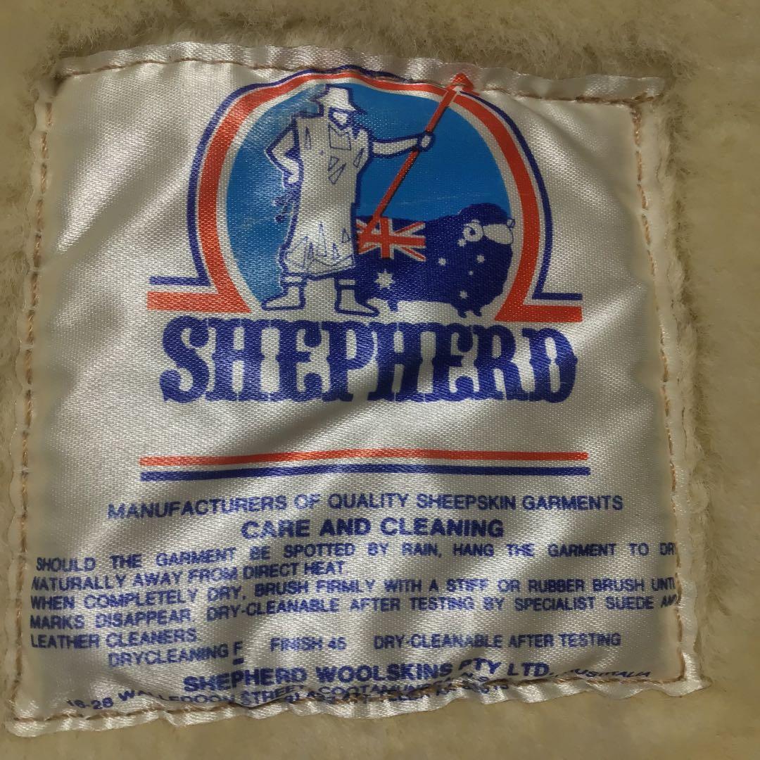高品質リアルシープスキンムートンフライトジャケットSHEPHERDオーストラリア